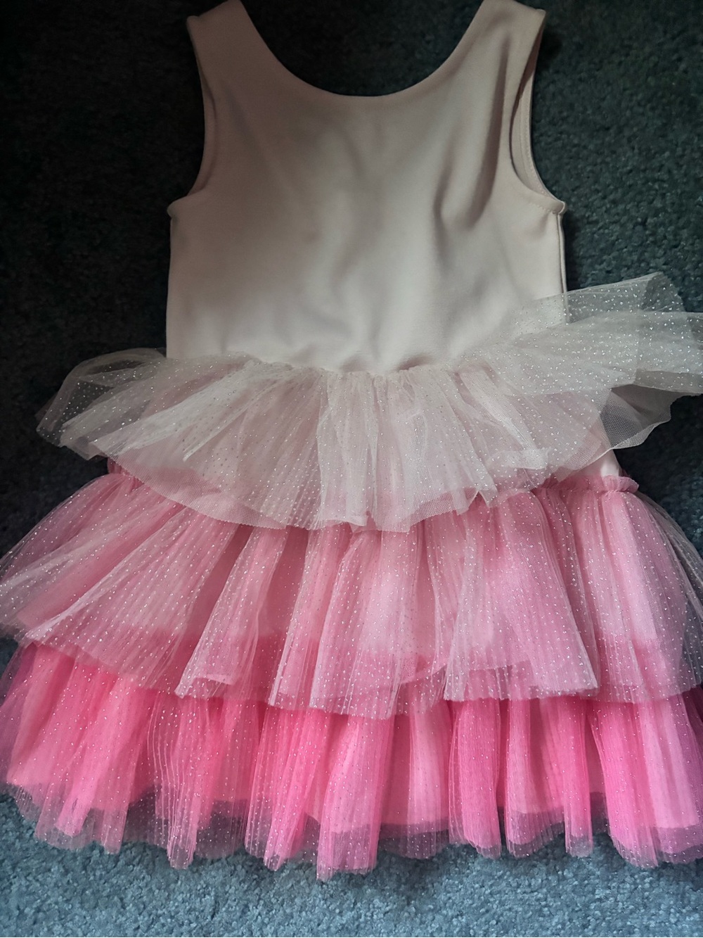 Pink Layered Tulle Ballerina Dress for Kids
